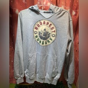 Budapest Hungary Gray Hoodie